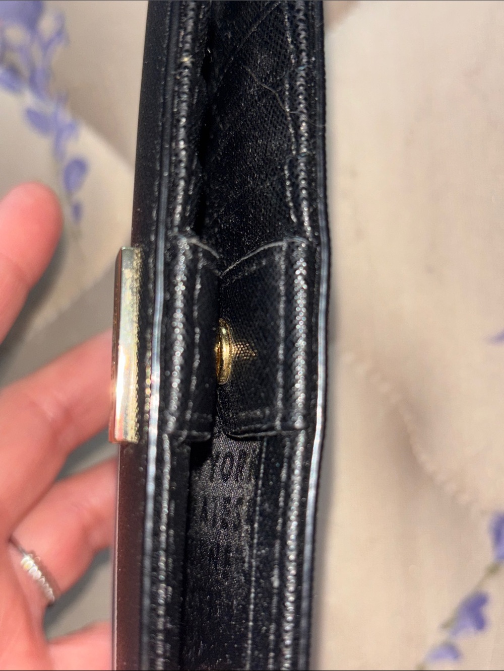 Kate Spade Striped Leather Continental Wallet Women’s Authentic - Picture 6 of 13